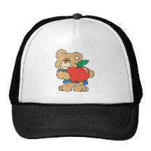 School Days Apple Teddy Bear Hat