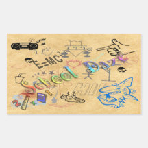 School Daze Sticker