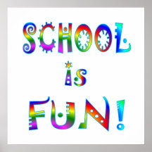 School is Fun Poster