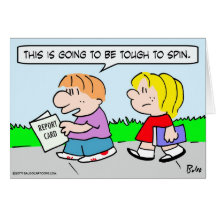 school kids report card tough spin