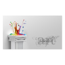 School of art or art teacher business card