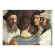 School of Athens (detail) by Raphael or Raffaello Invite