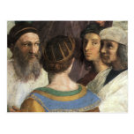 School of Athens (detail) by Raphael or Raffaello Post Card