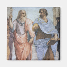 School of Athens (detail - Plato & Aristotle) Refrigerator Magnets