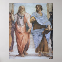 School of Athens (detail - Plato & Aristotle) Posters