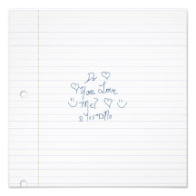 School Years Love Note Art Photo