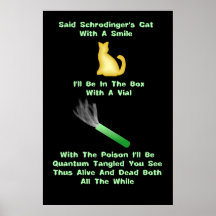 Schrodinger's Cat Limerick Poster