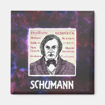 Schumann Refrigerator Magnets
