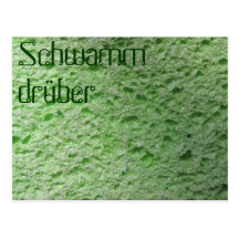 Schwamm drüber post card