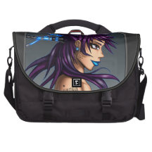 Sci-Fi Anime Girl Laptop Bag