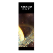Sci-Fi Bookmark Business Card Templates