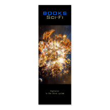 Sci-Fi Bookmark - Spacerock VI Business Card Templates