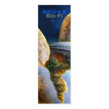 Sci-Fi Bookmark - Wenderer III Business Card Template