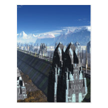Sci-fi City Post Cards