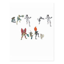Sci-Fi Hero Postcard