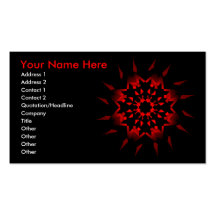 Sci-Fi Rose Card Business Cards