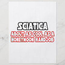 Sciatica...Not Cool Personalised Flyer