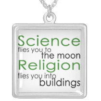 Science and Religion Custom Necklace