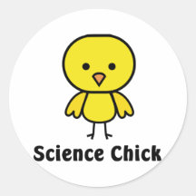Science Chick Sticker