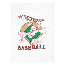 science of baseball molecular graphic personalised announcement