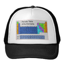 Science Periodic Table of Elements Gifts Trucker Hat