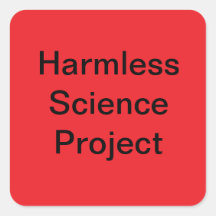 Science Project Sticker