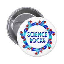 Science Rocks Fun Button