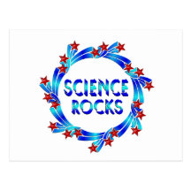 Science Rocks Fun Post Cards