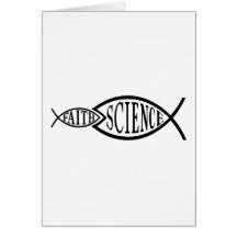 Science Trumps Faith Fish Cards