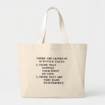 scientific facts tote bag