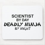 Scientist Deadly Ninja by Night Mousepad