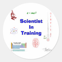 Scientist in Training Stickers