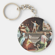Scipio Devotes His Soldiers Tribune Key Chains