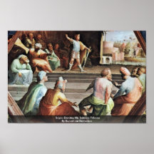 Scipio Devotes His Soldiers Tribune Poster