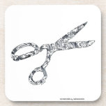 SCISSORS - MINIFACES BEVERAGE COASTERS