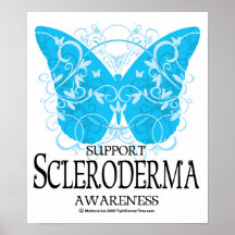 Scleroderma Butterfly 2 Poster