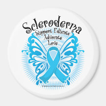 Scleroderma Butterfly Fridge Magnets