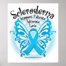 Scleroderma Butterfly Posters
