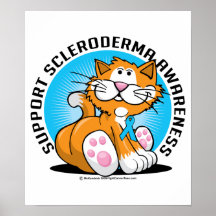 Scleroderma Cat Print