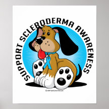 Scleroderma Dog Poster