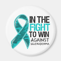 Scleroderma  - Fight To Win Refrigerator Magnets