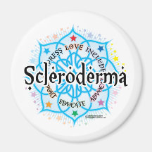 Scleroderma Lotus Refrigerator Magnet
