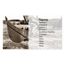 scoop for backhoe business card