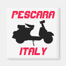 Scooter, Pescara, Italy Magnet