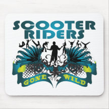 Scooter Riders Gone Wild Mouse Pads