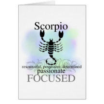 Scorpio About You Card