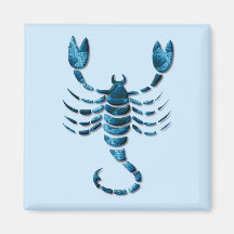 Scorpio Zodiac Square Magnet