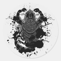 Scorpion charm sticker