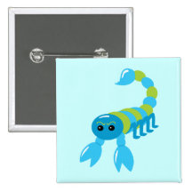 Scorpion Pinback Button