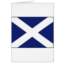 SCOTLAND FLAG GREETING CARD